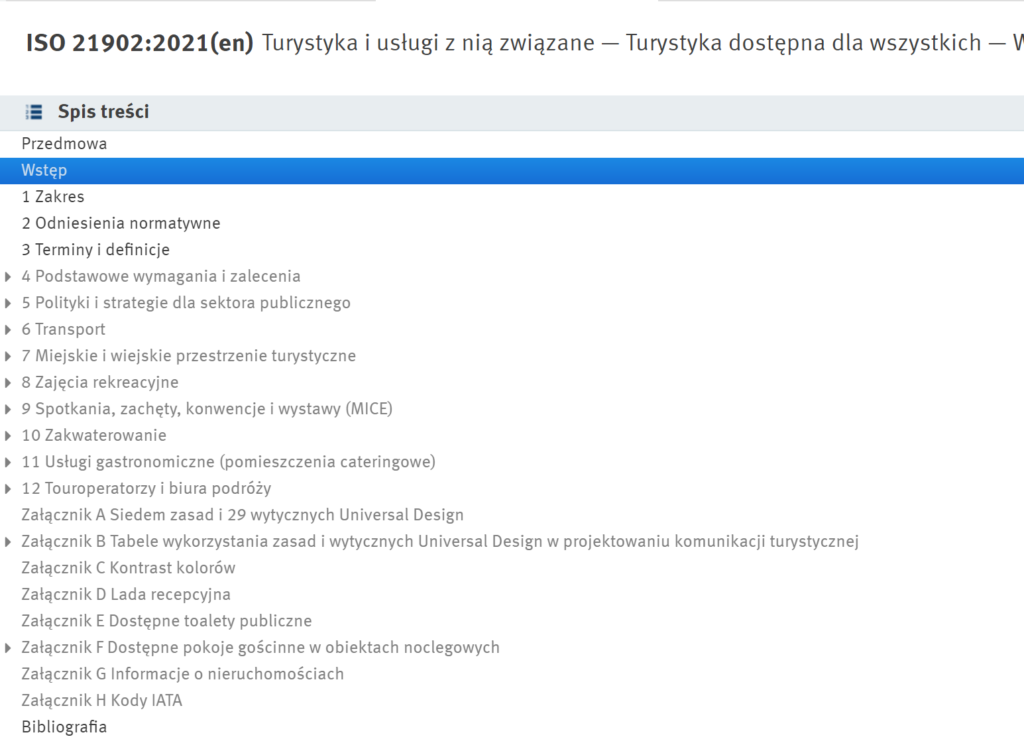 Norma ISO 21902:2021 Turystyka dostępna dla wszystkich
