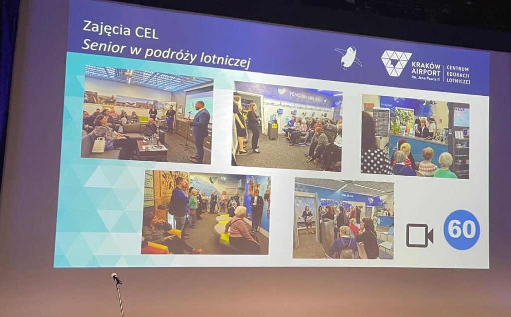 prezentacja CEL ze zdjęciami ze szkoleń seniorów